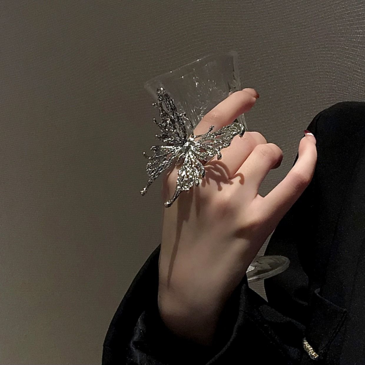 Wholesale Big butterfly exaggerated ring